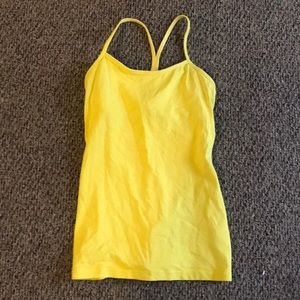 Lululemon yellow top